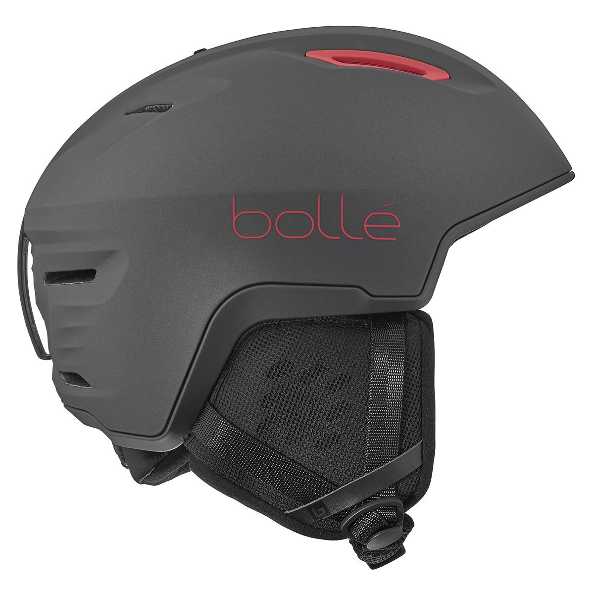 Bollé ATMOS MIPS Ski Helmets Titanium Rood | 4072-MKFJP