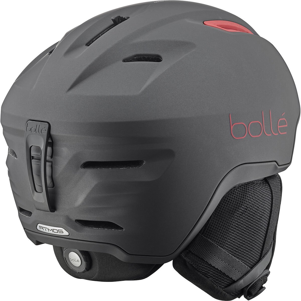 Bollé ATMOS MIPS Ski Helmets Titanium Rood | 4072-MKFJP