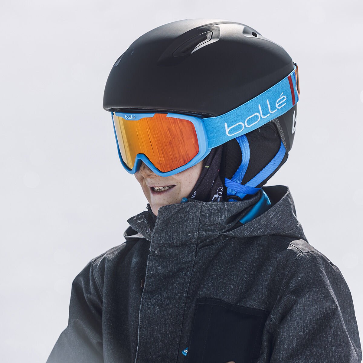 Bollé ATMOS YOUTH MIPS Ski Helmets Zwart Blauw | 4825-HXTRU