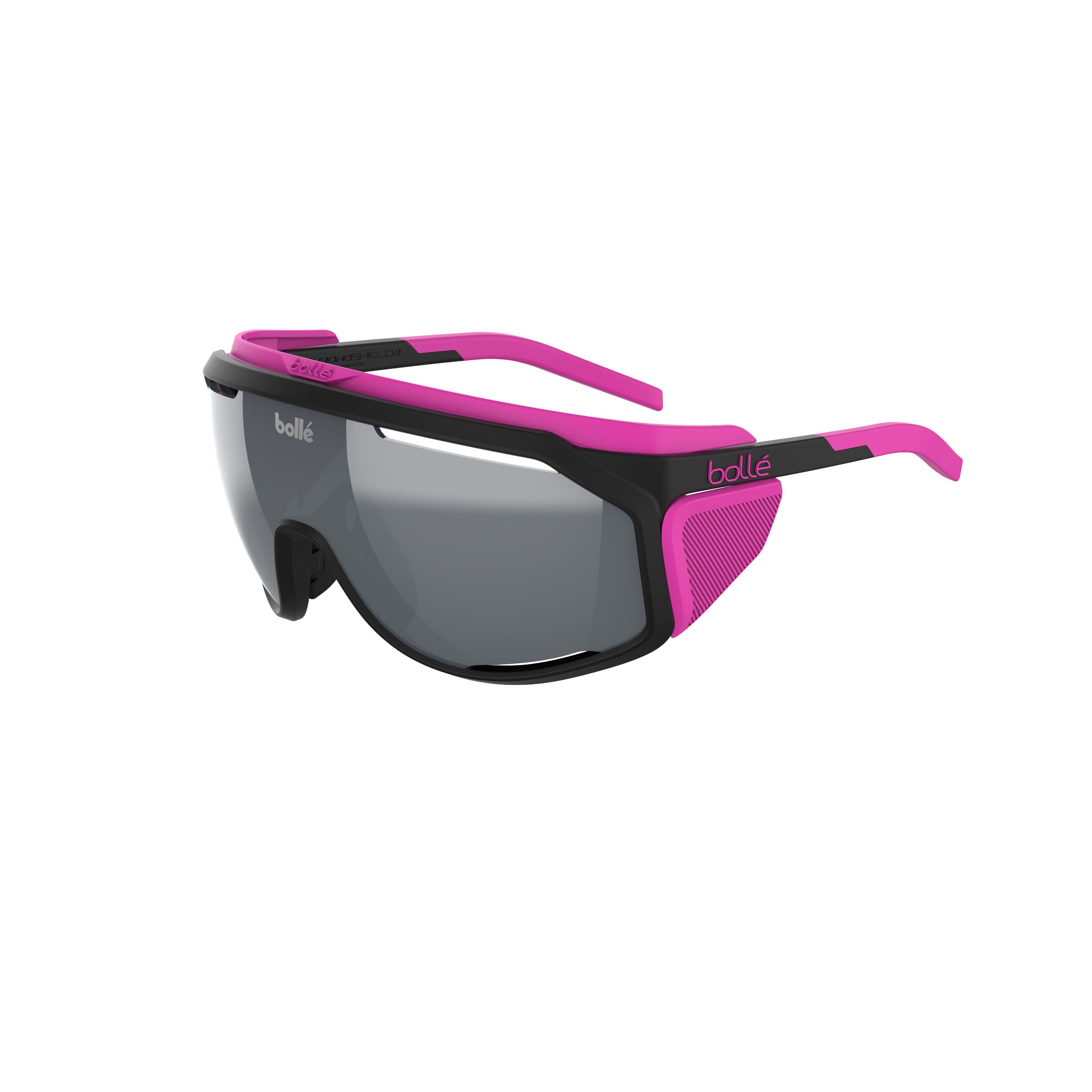 Bollé CHRONOSHIELD Sport Sunglasses Zwart Roze | 5742-XHJBG