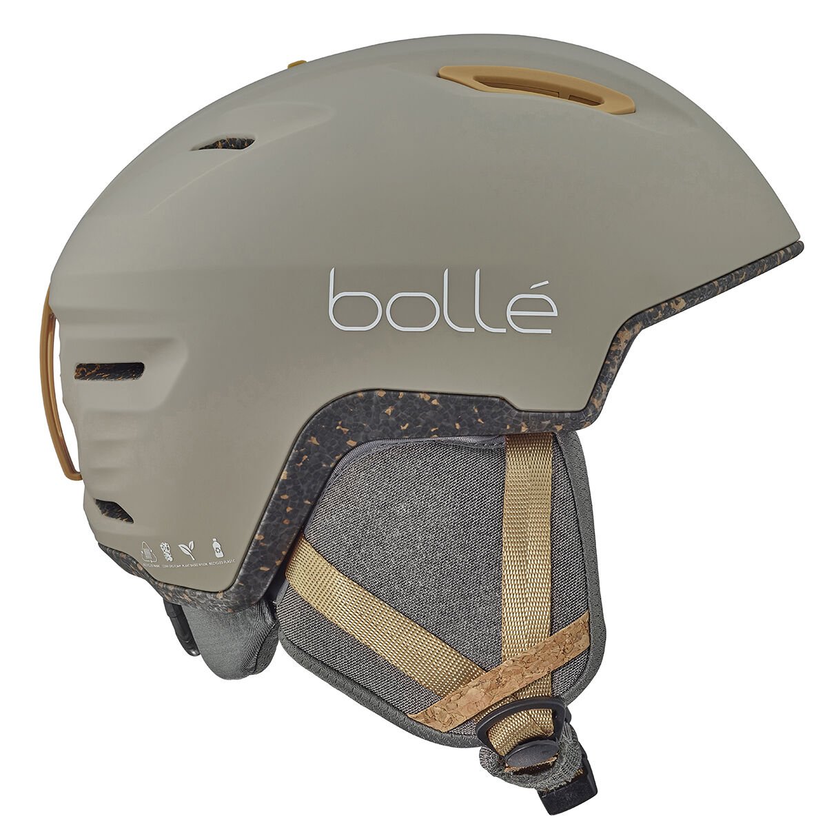 Bollé ECO ATMOS Ski Helmets Oatmeal Matte | 5826-MVLGT