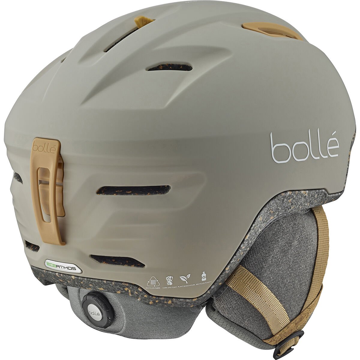 Bollé ECO ATMOS Ski Helmets Oatmeal Matte | 5826-MVLGT