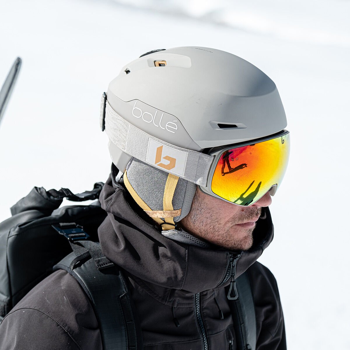 Bollé ECO RYFT PURE MIPS Ski Helmets Oatmeal Matte | 0178-NSFGE