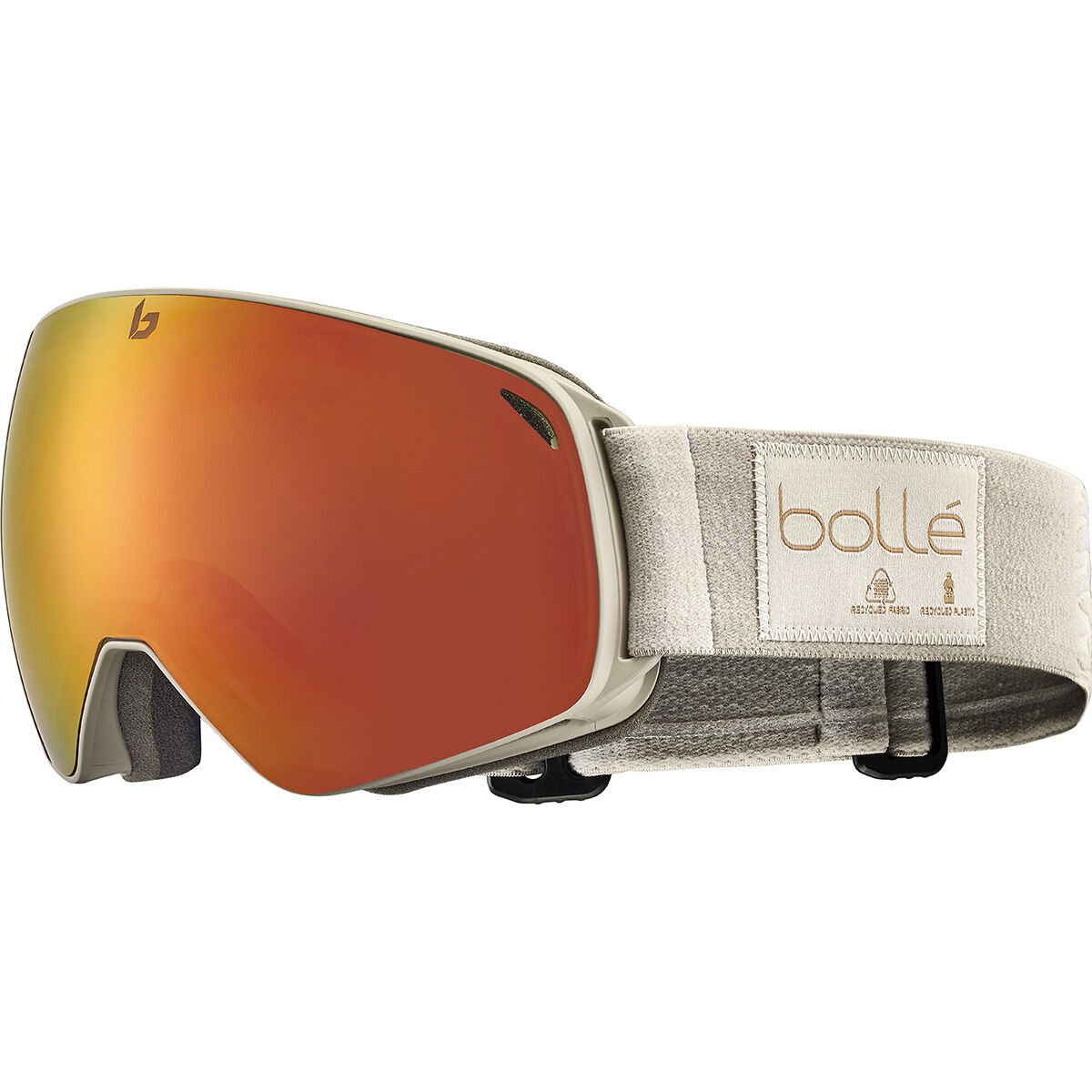 Bollé ECO TORUS M Ski Goggles Oatmeal Matte | 5804-DEURZ