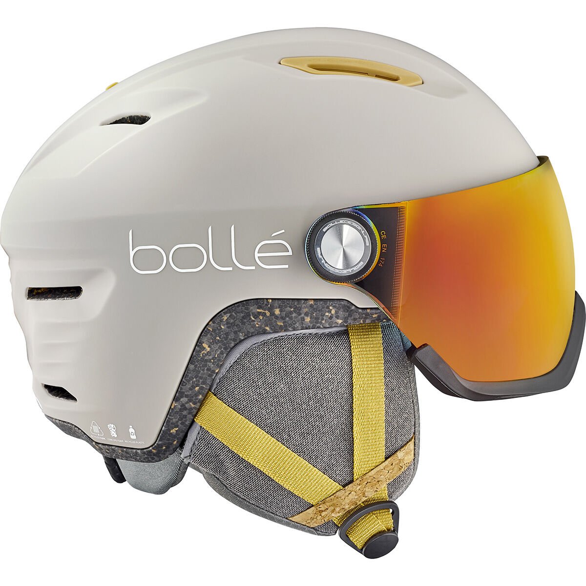 Bollé ECO V-ATMOS Ski Helmets Oatmeal Matte | 1795-YTUXA