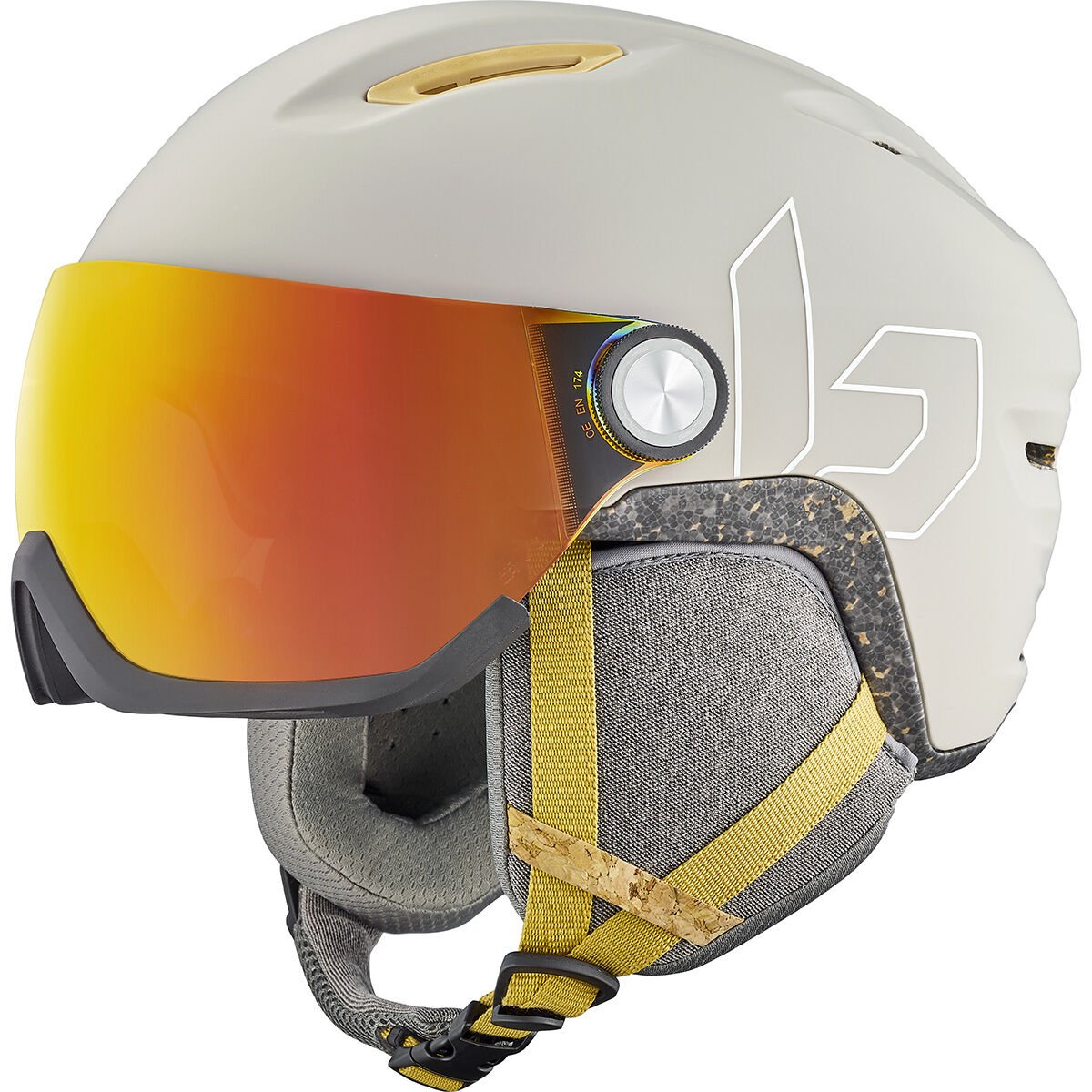 Bollé ECO V-ATMOS Ski Helmets Oatmeal Matte | 1795-YTUXA