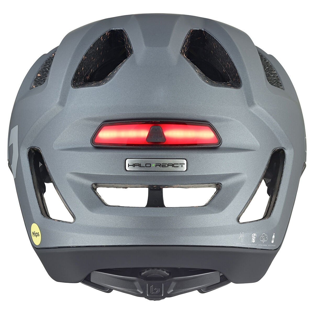 Bollé HALO REACT MIPS Bike Helmets Titanium | 6791-IRFGK