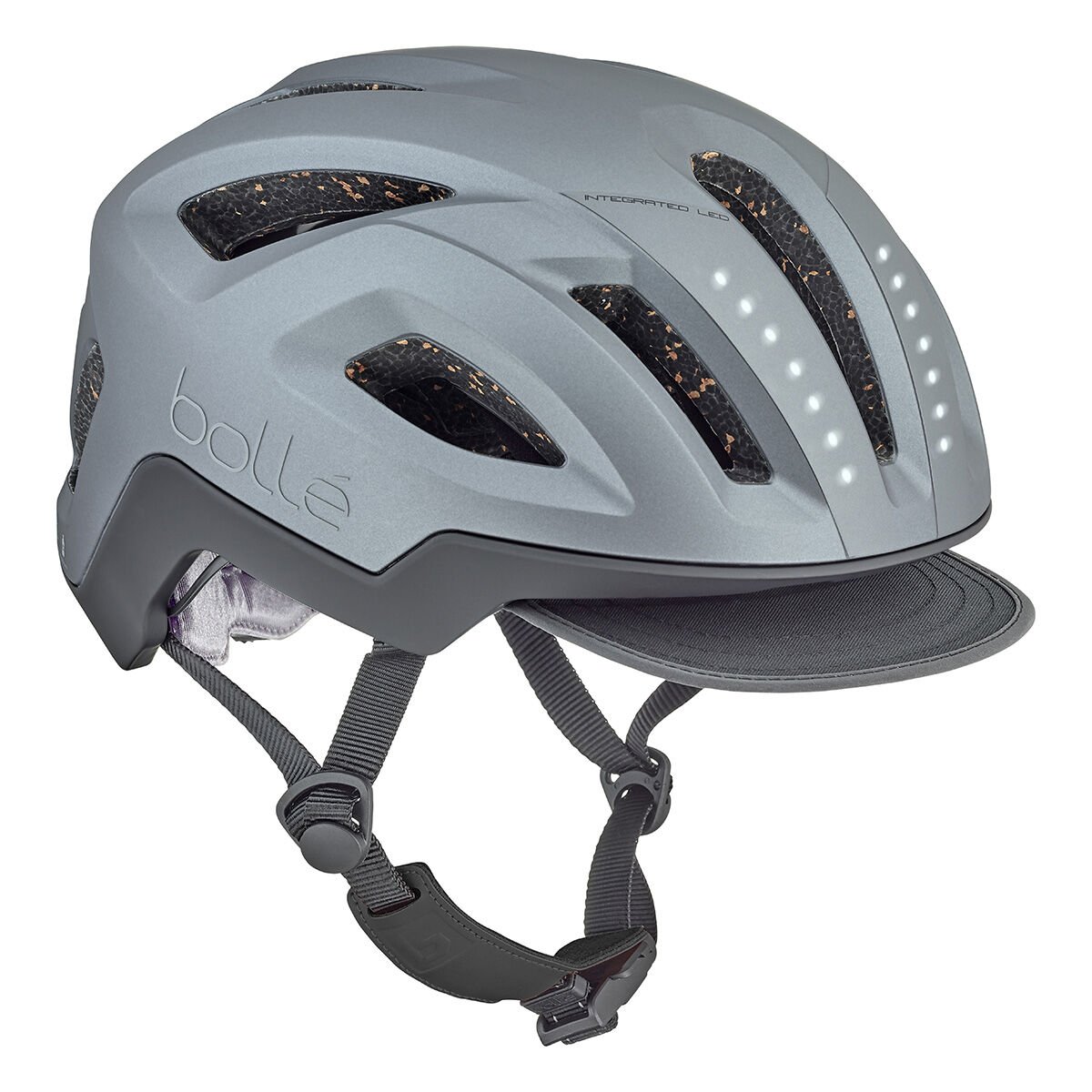 Bollé HALO REACT MIPS Bike Helmets Titanium | 6791-IRFGK