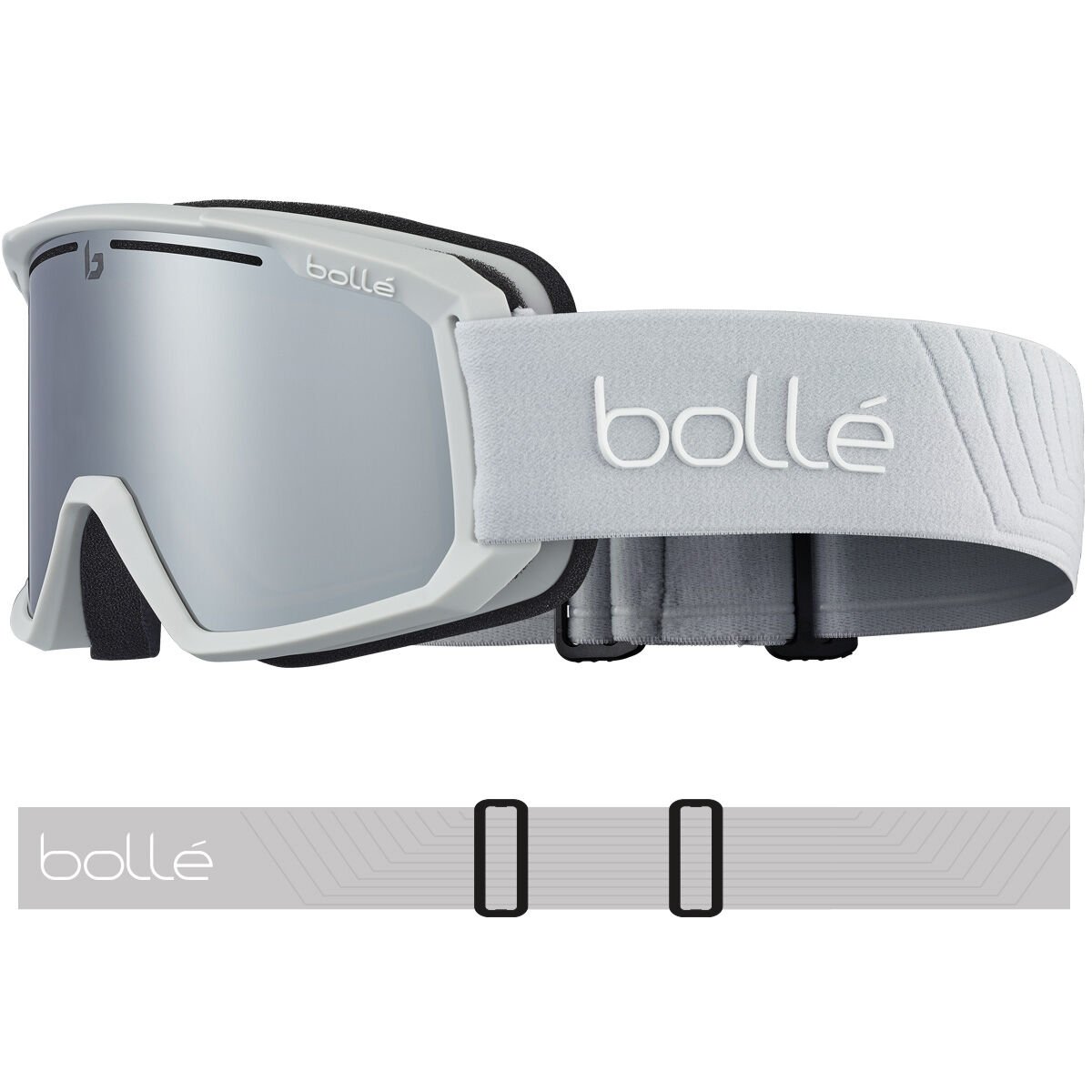 Bollé MADDOX Ski Goggles Grijs | 6190-PXLUC