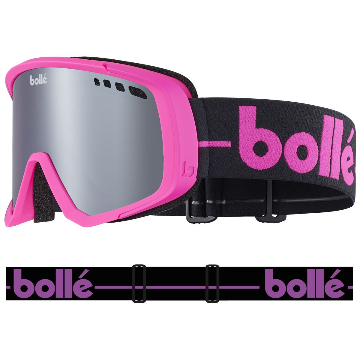 Bollé MAMMOTH Ski Goggles Roze | 2381-MBILR