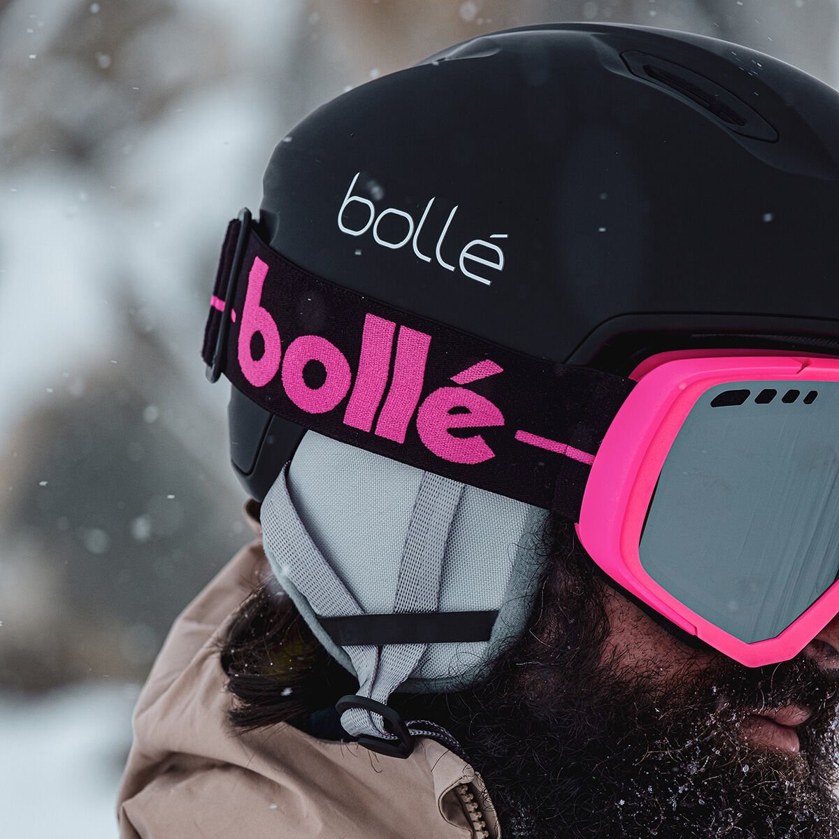 Bollé MAMMOTH Ski Goggles Roze | 2381-MBILR