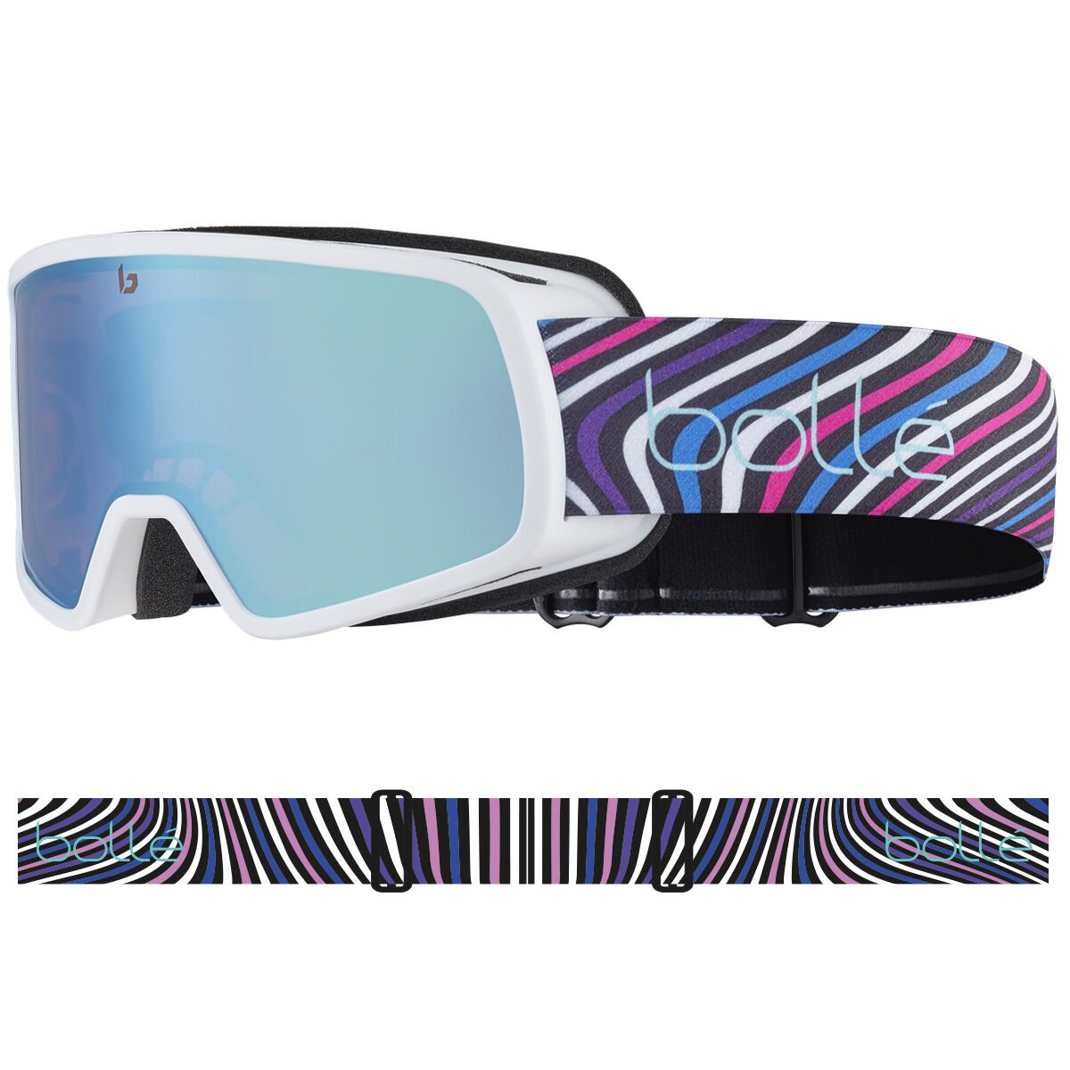 Bollé NEVADA JR Ski Goggles Wit | 9702-BHLQY