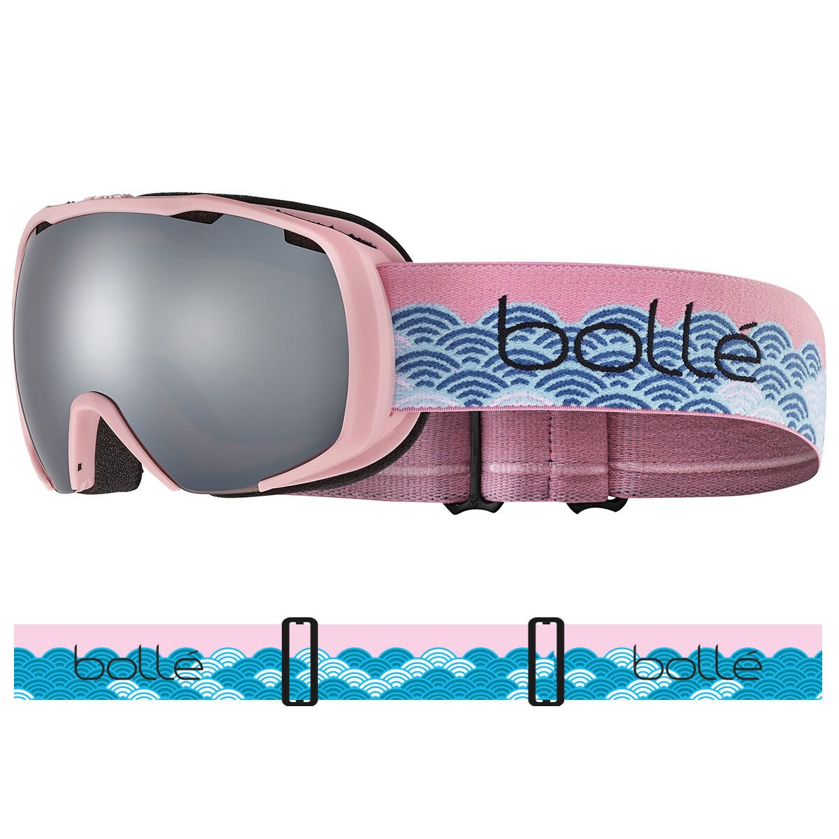 Bollé ROYAL Ski Goggles Roze | 8293-IZJMP