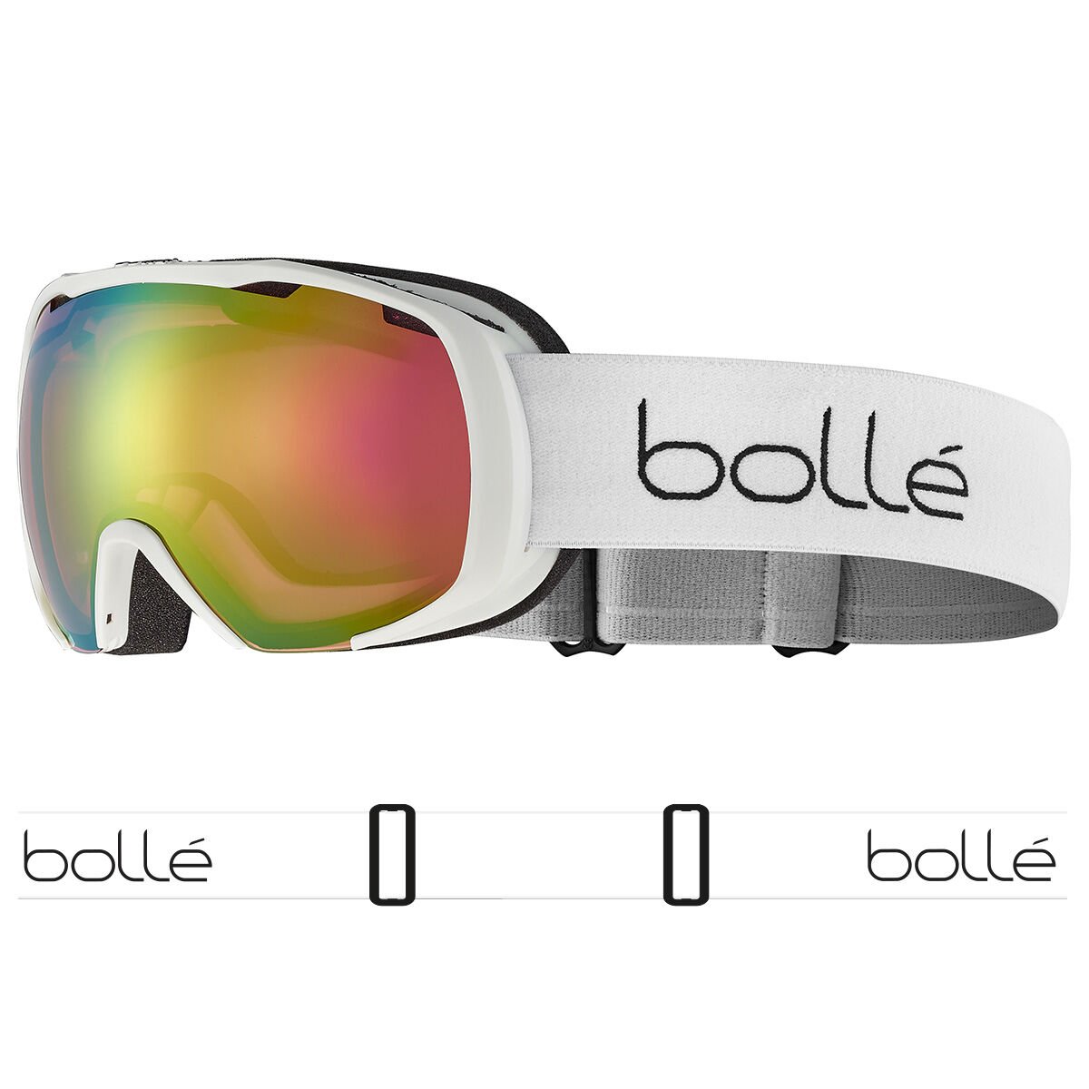 Bollé ROYAL Ski Goggles Wit | 9274-ZNALT