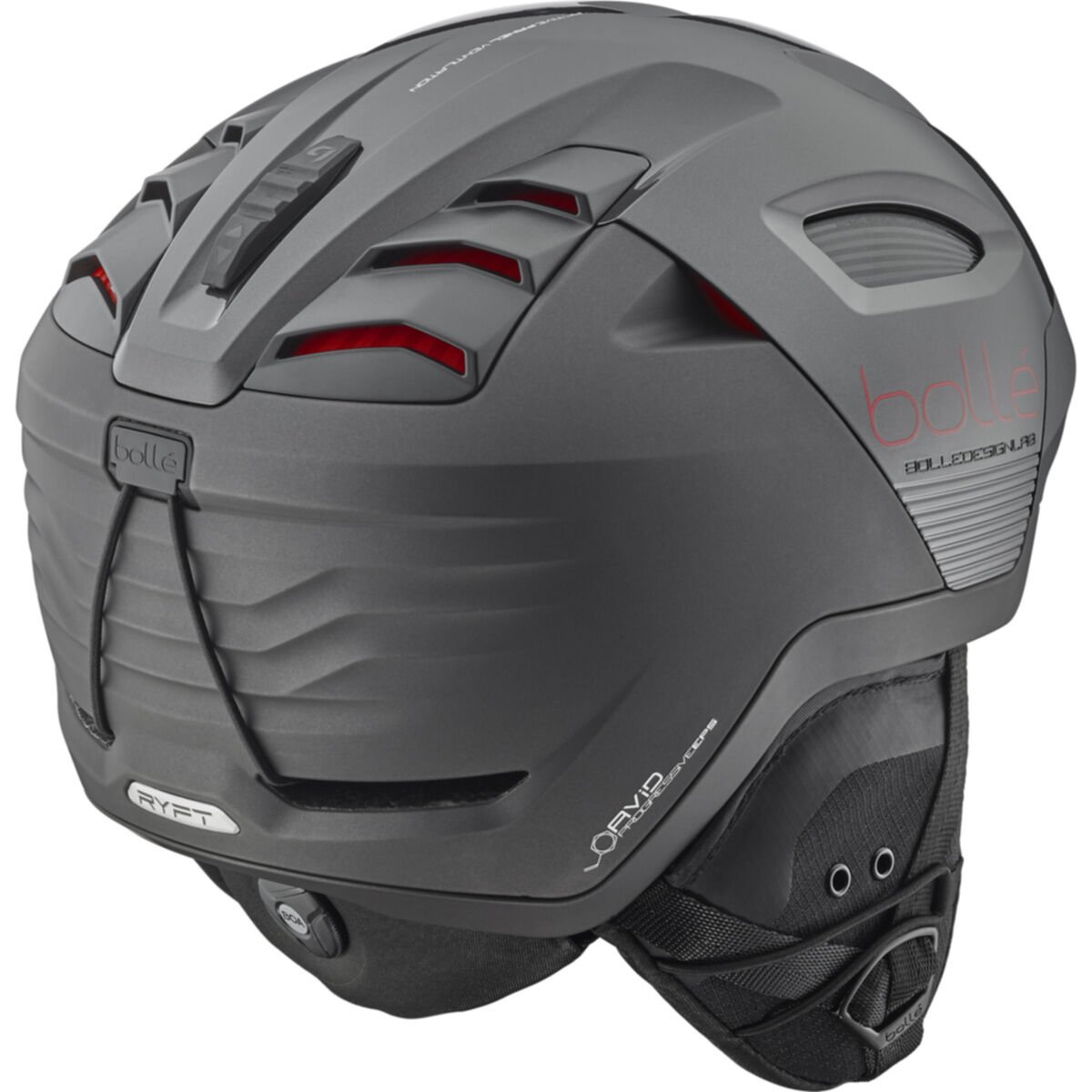 Bollé RYFT MIPS Ski Helmets Titanium Rood | 8430-JZKVI