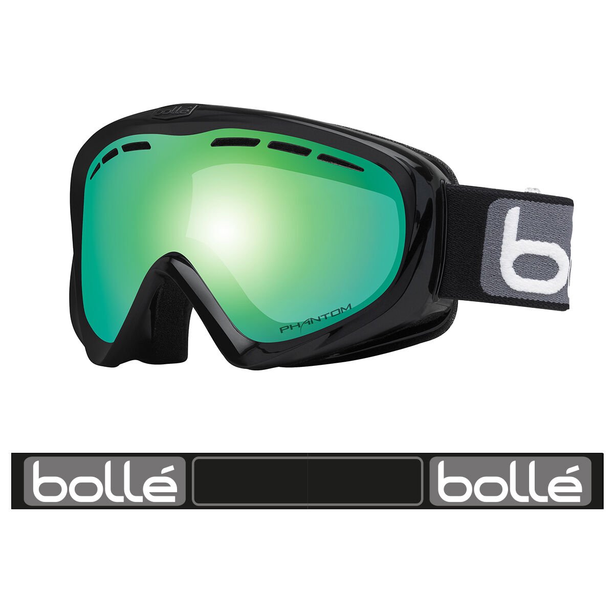 Bollé Y6 OTG Ski Goggles Zwart | 7396-YVFBL